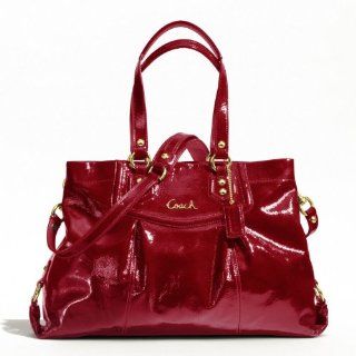 COACH Authentic Ashley Patent Leather Carryall Tote Handbag, Womens