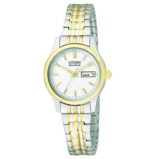 Citizen Womens Eco drive Two tone Stainless Steel Watch