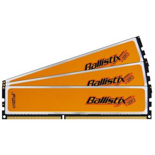 Crucial Kit Mémoire Ballistix Triple Channel DDR3 3 Go 1333MHz   CAS