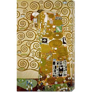 Gustav Klimt Fulfillment Stretched Canvas Art