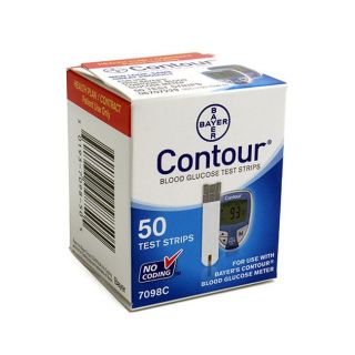 Bayer Contour Blood Glucose 50 ct Test Strips (Pack of 3)