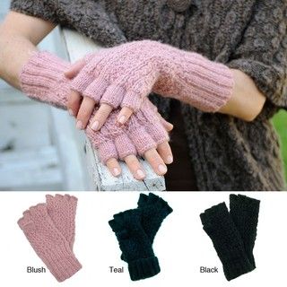 Jordan Fingerless Wool Gloves (Nepal)