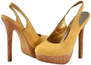 Liliana Pressly 24 Camel Women Platform Pumps Shoes