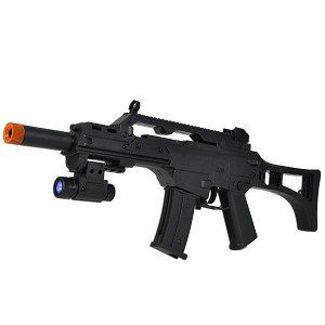 120 FPS Spring Airsoft Assault Rifle w/Multi Color LED