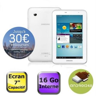Samsung Galaxy Tab 2 7 Wifi 16 Go Blanc   Achat / Vente NETBOOK