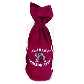 Alabama Crimson Tide 14 inch Velvet Wine Bottle Bag Today $9.89