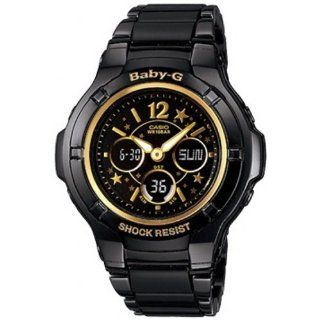 Casio Womens Baby G BGA121C 1B1 Black Stainless Steel Quartz Watch