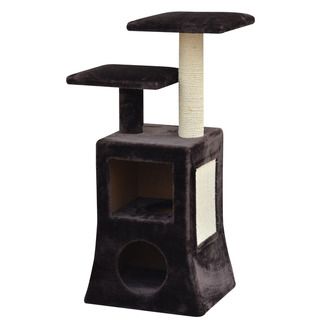 PetPals Abstract Design Multi Platform Cat Tree, Includes 2 Condos and