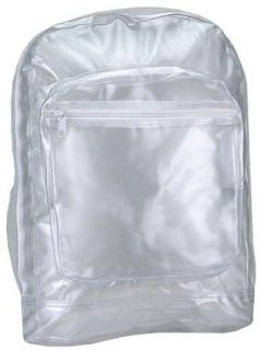Clear Jelly Backpack (White) Clothing