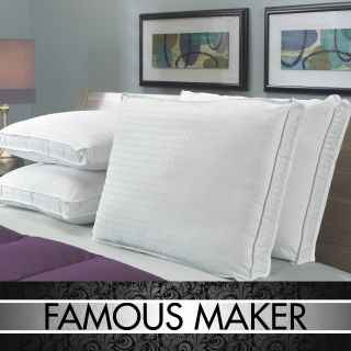Famous Maker High Loft 305 Thread Count Pillows (Set of 4)