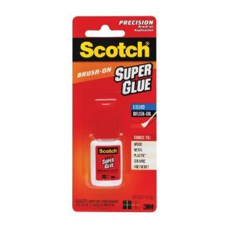 Scotch Super Glue Liquid Brush On, .17 Ounces (AD127