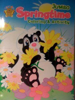  Jumbo Springtime Coloring & Activity Book (128 pages) Toys & Games