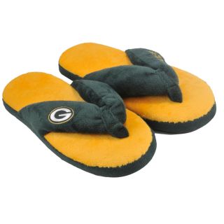 Green Bay Packers Womens Flip Flop Thong Slipper