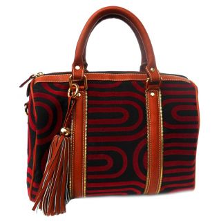 Claudia G Leather & Suede Alessa Geo Satchel Bag Today $169.99