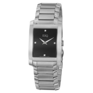 ESQ by Movado Mens Venture Stainless Steel Swiss Quartz Watch