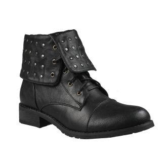 Refresh Womens Terra Studded Flap Combat Boots Today $42.79