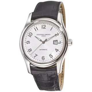 Frederique Constant Mens Runabout Automatic Leather Strap Watch