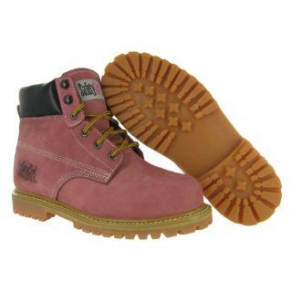 SafetyGirl Steel Toe Waterproof Womens Work Boots   Light Pink