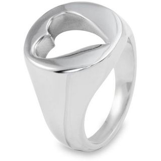 Stainless Steel Heart Cutout Ring