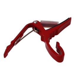 Twomans Electric Acoustic Guitar Clamp Red Capo