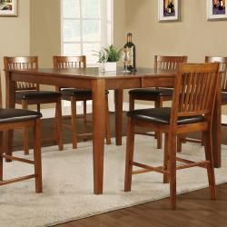 Beauville Mission 7 piece Counter height Table Set