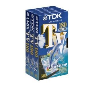 Cassette VHS E 180TV   180 min.   3 unités   Achat / Vente VHS VHS