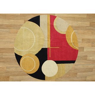 rust new zealand wool rug 6 round today $ 170 99 sale $ 153 89 save