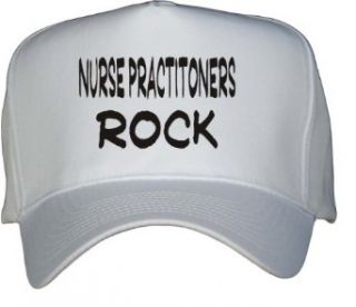 Nurse Practitioners Rock White Hat / Baseball Cap