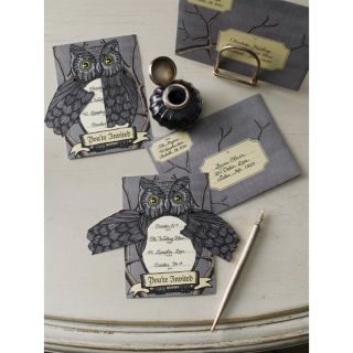 Martha Stewart Witch/Owl Invitations (Pack of 6)