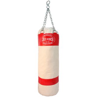 White Pro quality Unfilled Canvas Heavy duty Punching Bag (Model 162)