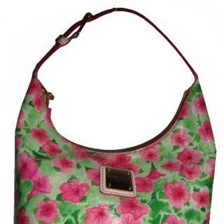 Womens/Girls Small Dooney & Bourke Bucket Bag Handbag (Pink Floral)