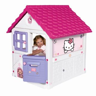 Smoby   Grande Maison Hello Kitty   2 larges rideaux tissus   Fenêtre