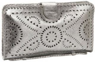 Mexicana Hand Tooled Clutch Wallet,Silver Soft,one size Shoes