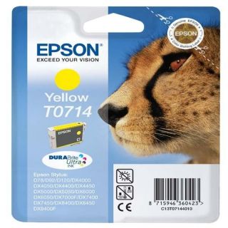 Epson T0714 Jaune   Achat / Vente CARTOUCHE IMPRIMANTE Epson T0714