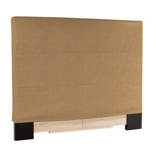 Slip covered Full/ Queen Bronze Faux Leather Headboard