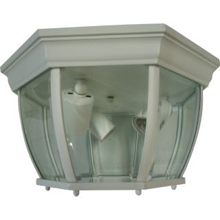 Clear Beveled 3 light White Flush Mount Today $35.99 5.0 (1 reviews