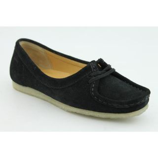 Clarks Originals Womens Wallabee Chic Black Casual Shoes