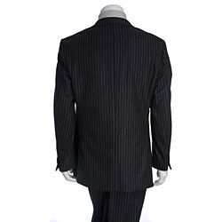Ibiza Mens Italian Wool Flannel 3 button Suit