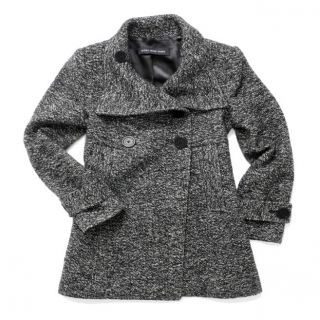 Marc New York Womens Double breasted Babydoll Wool Coat