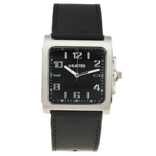 Unlisted by Kenneth Cole Mens Square Analog Watch