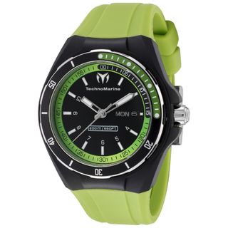 TechnoMarine Unisex Cruise Sport Green Silicone Watch