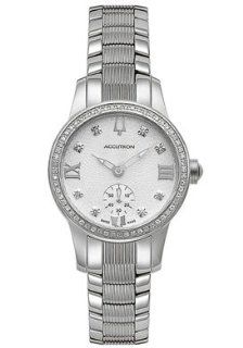 Accutron Womens Masella Diamond Stainless Steel Watch 26R145 Watches