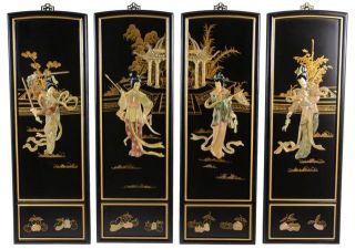 Lady Generals Wall Plaques Set of 4 (China)