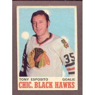 1970 71 O Pee Chee #153 Tony Esposito Black Hawks VG EX