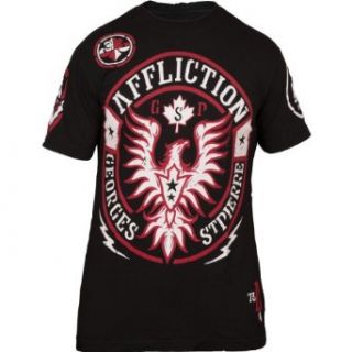 Georges St Pierre UFC 154 GSP Rush Walkout T Shirt [Black] Clothing
