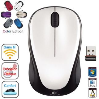 Logitech Wireless Mouse M235 Ivory White   Achat / Vente SOURIS