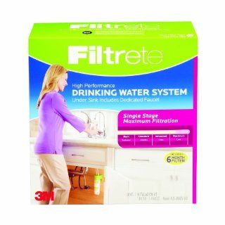 Filtrete 4US MAXS S01 High Performance Drinking Water System, Single