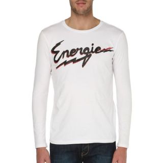 ENERGIE T Shirt Lowerly Homme Blanc   Achat / Vente T SHIRT ENERGIE T