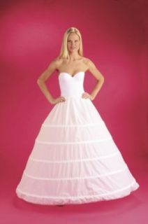 5 Bone Hoop Skirt Bridal Renaissance Civil War Skirt Slip