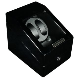 Steinhausen 4 mode Dual Black Lacquer Coated Wood Watch Winder Today